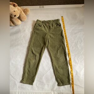 Zara Kids Olive Corduroy Trousers Girls (Size 8)